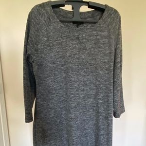 The Limited Fitted Gray Dress